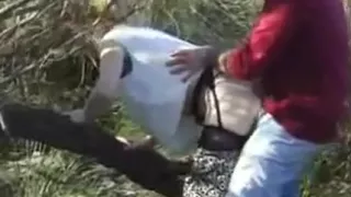 older british woman outdoor