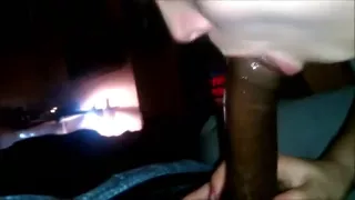 Amateur babe Interracial Cocksucking