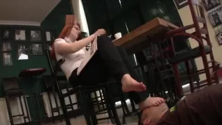 foot worship in caffe