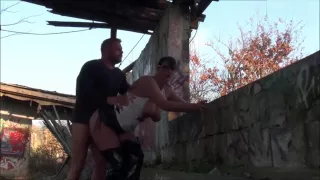 German fucked hard from behind