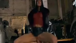 Sarah Twain on hard cock for cumshot on her boots