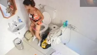 Teen Changing For And After Shower