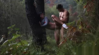 Voyeur SEX in the Forest and RAIN. Filthyloove