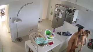 husband Fucks wife in the kitchen