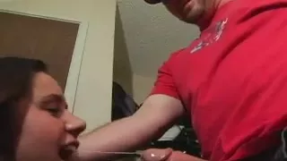 Kacey Kox fucks the delivery boy