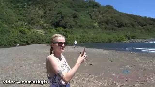 Paris White in Virtual Vacation Movie - ATKGirlfriends