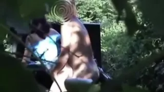 Voyeur mature couple caught fucking