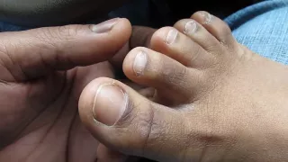 Lil Cherokee show her feet