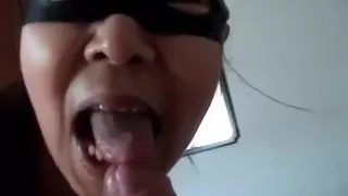 Amateur asian MILF blowjob