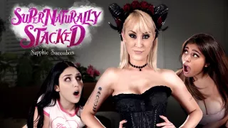 Ella Knox & Jade Baker & Maxim Law in Supernaturally Stacked: Sapphic Succubus, Scene #01 - GirlsWay