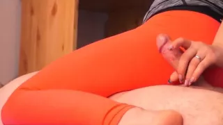 Spandex Handjob
