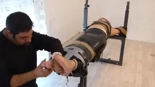 Anna is Wrapped and Tickled - Full Session