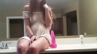 Teen Playing with her Favorite Toy