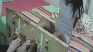 JeJe's Big Feet Tickled