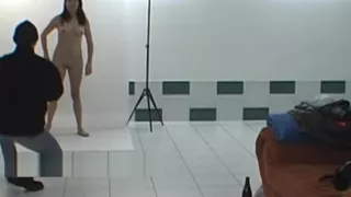 backstage strip and blowjob  by real chubby chick