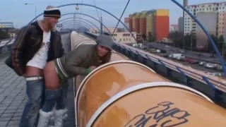 2010-11-04 Sandra S - Caught at the railway station