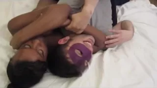 Hard Black Bjj Girl Headscissors