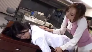 Office Girl Sucks Strapon