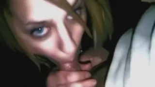 She sucked my little dick and she loved it