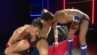 angel cruz, kayden gray sam barclay - team double penetration 