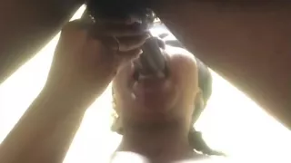 Ebony Milf Gives Rimjob And Receives Nice Facial