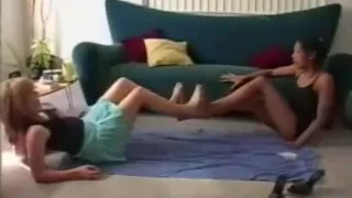 Chloe Creations - Stuck on You - Two Girls with feet glued together