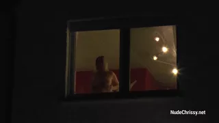 NudeChrissy - The voyeur watched by a stranger