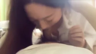 화이트 광고찍은 풋풋한 학생 유출