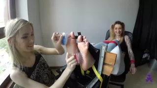 Goth Girl First Time tickled