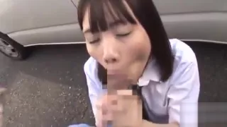 Masturbation by teen at public