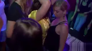 The army man dancing strip and gripping cheeks showing '_em huge cock
