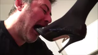 Gabriella in stockings & stilettos