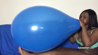 Kasseystarr in 27 Inch Balloon Blow To Pop - FanCentro