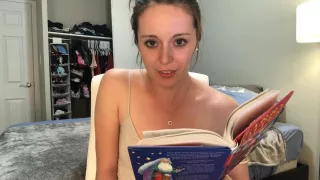 Hysterically reading Harry Potter while sitting on a vibrator