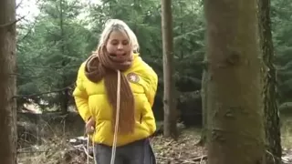 Girl tied in sweater 1