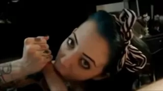 tattood teen sucking it hard