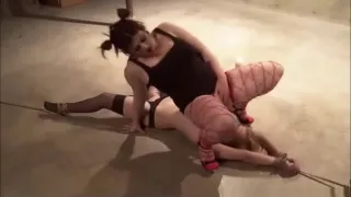 Lesbian BBW Femdom Face Fuck