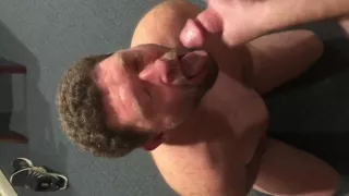 guy sucks two cocks while girlfriend  watches and films