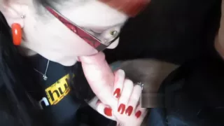 Blowjob For Pornhub with Smoking and Lipstick!