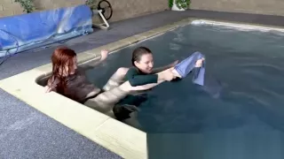 2 girl pool