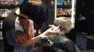 beautiful asian girl headshave