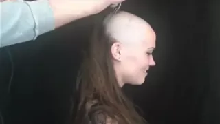 Long hair headshave