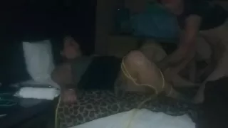 Husband binds slut wife and fucks all holes...hard squirt...begs to be treated like a whore