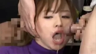 Bukkake News - Spoon-fed Cum Dump