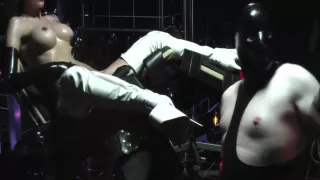 Amazone Rachel tortures slave in Munich with branding