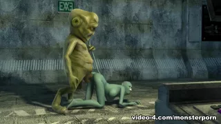 Catgirl vs the Green Alien - FreeMonsterPorn