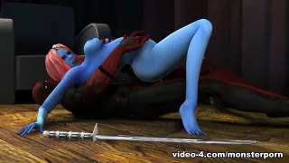 Deadpole Fucks A Blue Hole - FreeMonsterPorn