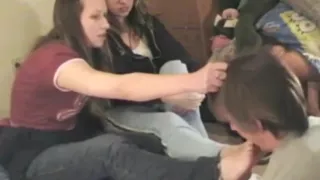 2 Sisters Humiliate Their Personal Slave