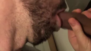 beautiful big white cock was looking for a quick blow job gloryhole