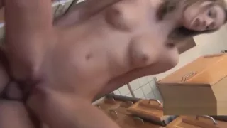 Meine dnne Schritt Schwester Ruft Hot Anal Creampie in der Kche